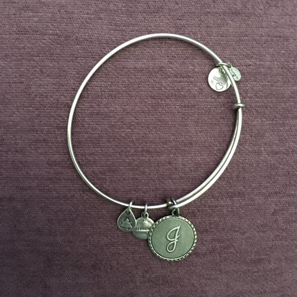 ALEX AND ANI INITIAL J BRACELET